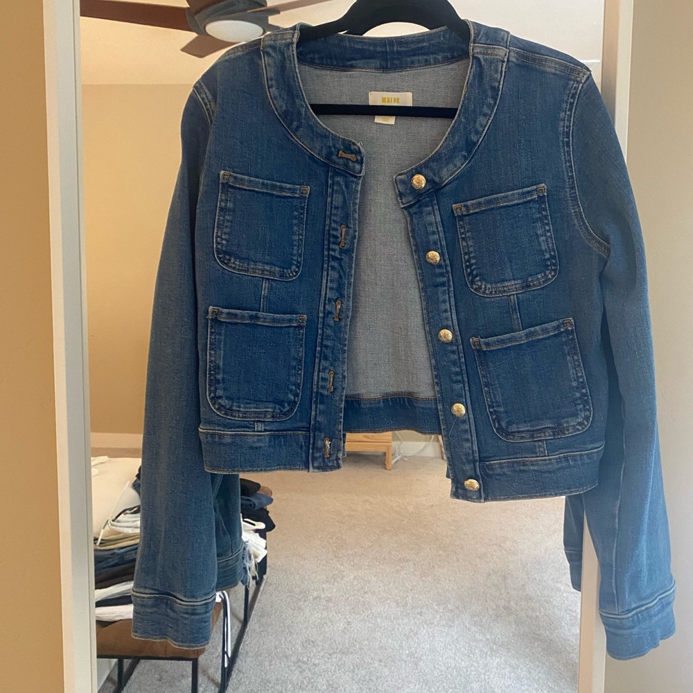 Anthropologie Denim Lady Jacket